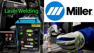 Hands On With The Miller OptX 2kW Laser Welder [upl. by Akoyin]