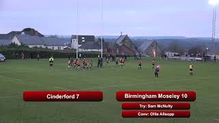 Cinderford v Birmingham Moseley 18th December 2021 [upl. by Anel]