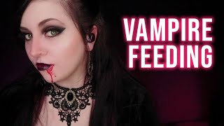 🕊️ ASMR  Vampire takes care of you at a party then feeds on you 🖤 soft spoken hand movements [upl. by Llimaj614]