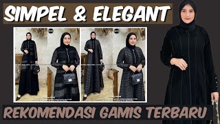 model gamis simpel Elegant terbaru 2024 2025 abaya muslimah spesial lebaran trend busana viral 2024 [upl. by Oliy]