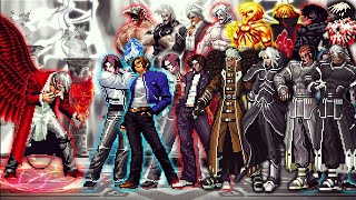 KOF Mugen Orochi Iori Yagami AD Vs All Ultimate Fighters Team  1 Vs 16 [upl. by Murry]