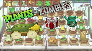 plants vs zombies completed zen garden All plants possible No Hack [upl. by Gratia]