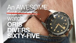 ORIS DIVERS SIXTYFIVE  An Awesome First Serious Watch [upl. by Olyhs]