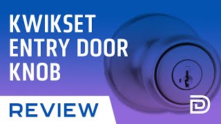 Kwikset Keyed Entry Door Knob With Smartkey Installation Review [upl. by Odele]