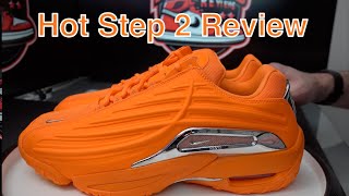 InDepth Review NOCTA x Nike Hot Step 2 quotTotal Orangequot [upl. by Annuahsal]