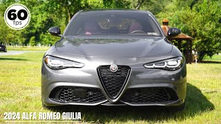 2024 Alfa Romeo Giulia Review  A NEW Look for 2024 [upl. by Pierson]