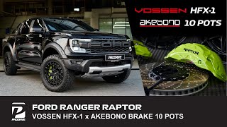 Ford Raptor x Vossen HFX1 20quot x Akebono Brake [upl. by Seale]