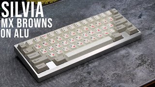 Silvia  Cherry MX Browns Sound Test [upl. by Esalb]