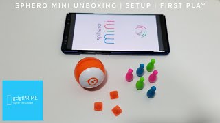 I got a Sphero mini  Unboxing Setup and First Play Video [upl. by Rabelais]