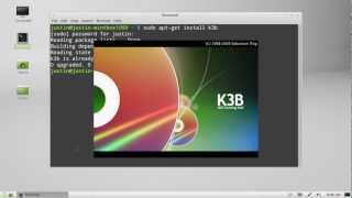 how to burn cds and dvds on Linux Mint 13 [upl. by Okoyik]