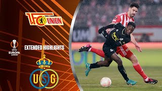 Union Berlin vs Union SaintGilloise Extended Highlights  UEL Round of 16  1st Leg  CBS Sports [upl. by Rafaj]