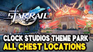 Honkai Star Rail CLOCK STUDIOS THEME PARK All Chest Locations Lordly Trashcans amp Warp Trotter [upl. by Attiuqram711]