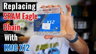 KMC X12 Chain Installation and Review [upl. by Lednew]