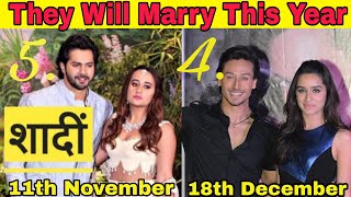 5 Bollywood Couples to get Married in 2018  Tiger Shroff  Varun Dhawan  Disha Patani [upl. by Lari996]