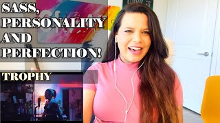 MUSIC REACTION VIDEOS  Reacting to Morissette Amon  Trophy [upl. by Aisya]