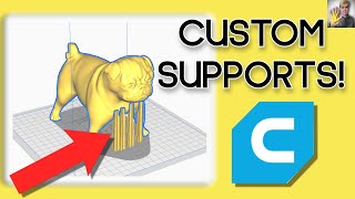 How to Use Custom Supports in Cura [upl. by Gow]