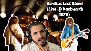 This is my new favorite  Reacting to Led Zeppelin  Achilles Last Stand Live  Knebworth 1979 [upl. by Yeldahc]