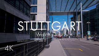 Stuttgart  City Center  Walking Tour  4K [upl. by Bornie514]