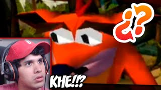 TDYU se LOQUEA con LAS COSAS que NO TIENEN SENTIDO en CRASH BANDICOOT 1 2 y 3 [upl. by Adym]