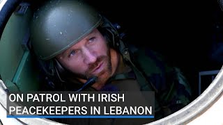 Whats it like to drive one of the armoured vehicles used by Irish peacekeepers in Lebanon [upl. by Siva]