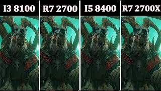 I3 8100 vs R7 2700 vs I5 8400 vs R7 2700X  Comparison [upl. by Whitehouse]