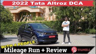 2022 Tata Altroz DCA Automatic Detailed First Drive Review  Mileage Run Included  91Wheels [upl. by Ysabel611]