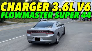 2013 Dodge Charger 36L V6 w FLOWMASTER SUPER 44 SERIES [upl. by Coney]