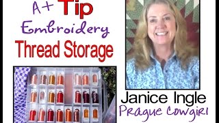 Embroidery Thread Organization amp Storage [upl. by Kcirddor]