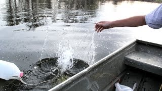 Electric Lake Aeration Installation [upl. by Gelhar957]