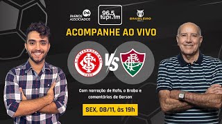 INTERNACIONAL 2 X 0 FLUMINENSE  Campeonato Brasileiro  33ª Rodada  08112024  AO VIVO [upl. by Ynnoj]