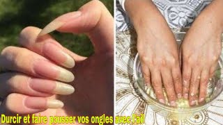 Comment durcir et faire pousser les ongles avec de lail  2 astuces naturelles et très efficace [upl. by Edecrem727]