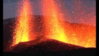 Volcano Eyjafjallajokull eruption  Iceland [upl. by Linetta]