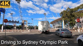 Driving Parramatta to Sydney Olympic Park  Sydney Australia  4K UHD [upl. by Eseilenna513]