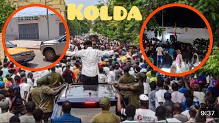 🔴Départ de ousmane sonko vers kolda en quittant ziguinchor  caravane du samedi [upl. by Talanian]