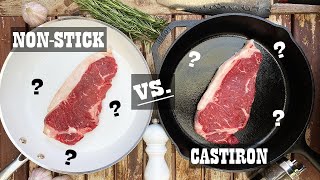 Steak Experiments  Cast Iron Skillet vs NonStick Pan [upl. by Francesca]