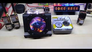 21quot Round Touch Display LILYGO TRGB based on the ESP32S3 Demo Code by Hayri with Custom Case [upl. by Rachele969]