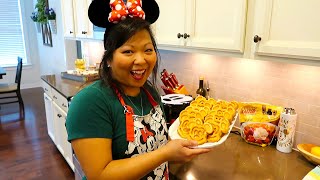 Making Disney Mickey Waffles at Home  DIY Disney Snacks [upl. by Cadell]