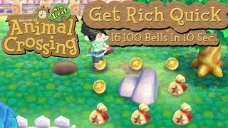 Animal Crossing New Leaf  Get Rich Quick 16100 Bells In 10 Seconds [upl. by Legyn]