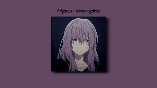 Arigatou  Ikimonogakari Slowed And Reverb  Underwater Lyrics [upl. by Sotos]