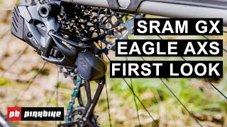 SRAMs GX Eagle AXS Wireless Drivetrain For Less  First Look [upl. by Stern]