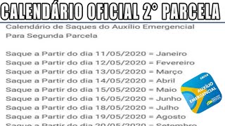 2ª Parcela do Auxílio Emergencial Vai Ser A PARTIR De HOJE Nova Data [upl. by Annoyed563]