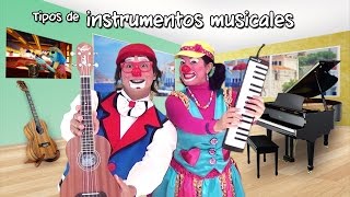 Tipos de instrumentos musicales video para niños [upl. by Noynek]