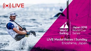 LIVE  Sailings World Cup Series Enoshima Japan  Medal Races  Sunday 16th September [upl. by Afton651]