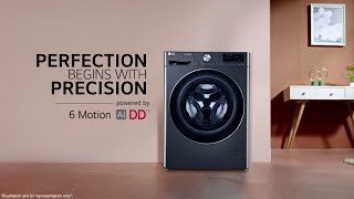 6 Unique Motions  Precise amp Perfect Wash  Versatile As Indian Classical Dance  LG Washing Machine [upl. by Song975]