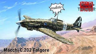 War Thunder  GER Macchi C202 Folgore  Map Smolensk 1941 Air Realistic [upl. by Grosvenor]