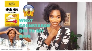 DIY Cornstarch Hair Mask  Amazing Results [upl. by Toffic]