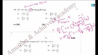 TNPSC  Combined Technical Service Exam 2024  ODE  PYQs Problems amp Solutions Part I [upl. by Nylcsoj]