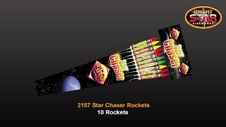 Bright Star Fireworks  2157 Star Chaser Rockets [upl. by Amle]