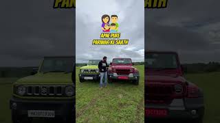 Mahindra Thar Roxx Vs Maruti Jimny comparison [upl. by Odell]