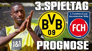 Der BVB MUSS gegen Heidenheim abliefern  3 Spieltag 202425  Prognose [upl. by Stilu]